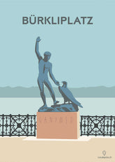 Bürkliplatz Ganymed-Skulptur